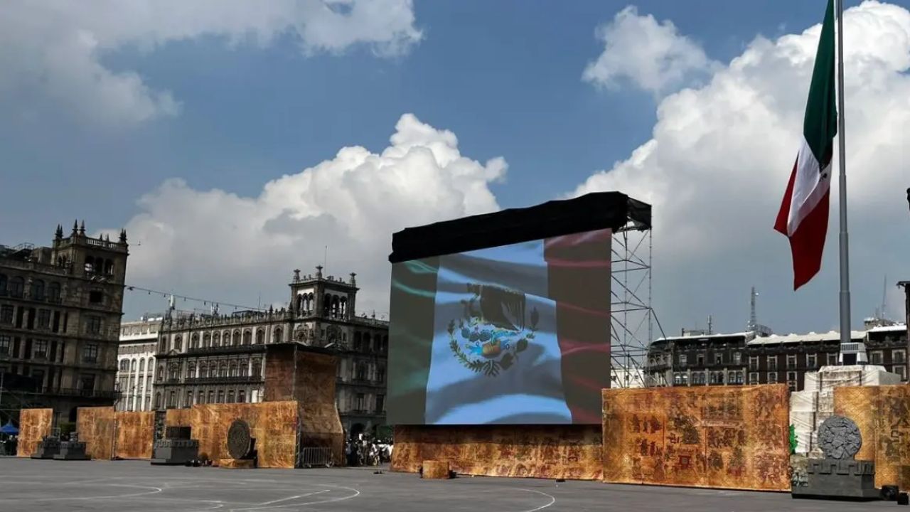 Sheinbaum conmemora 700 años de México-Tenochtitlan en el Zócalo