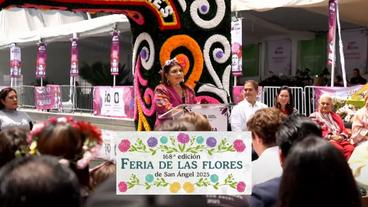 En San Ángel se inaugura la Feria de las Flores