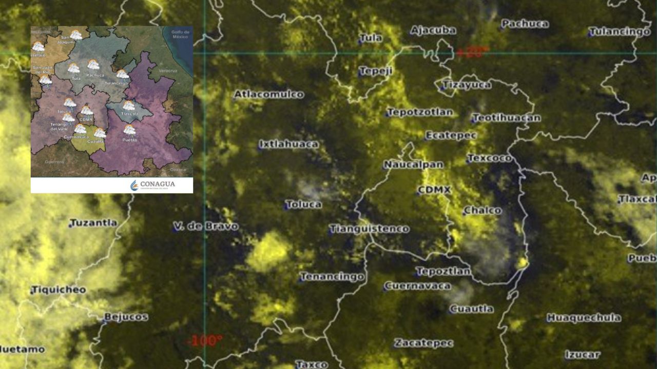 ¡Alerta! Se prevén lluvias fuertes con granizo en CDMX y Edomex