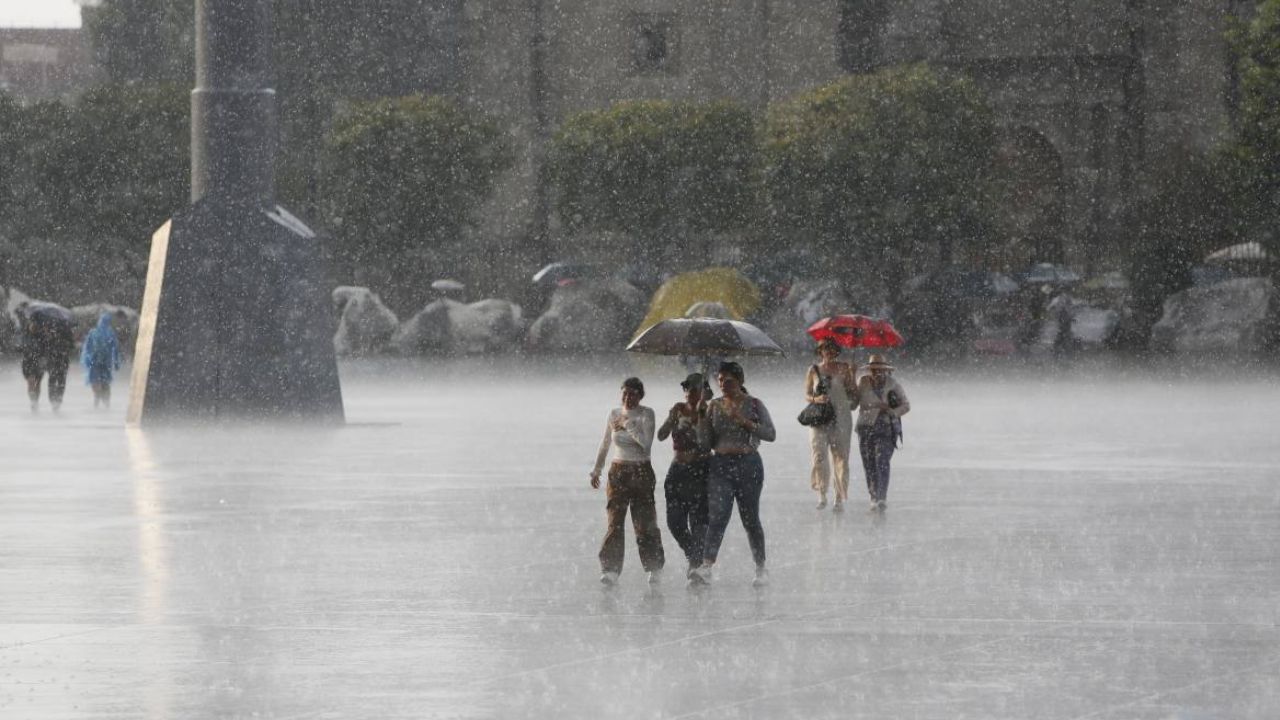 Activan Alerta Amarilla por lluvias y posible granizo en la CDMX