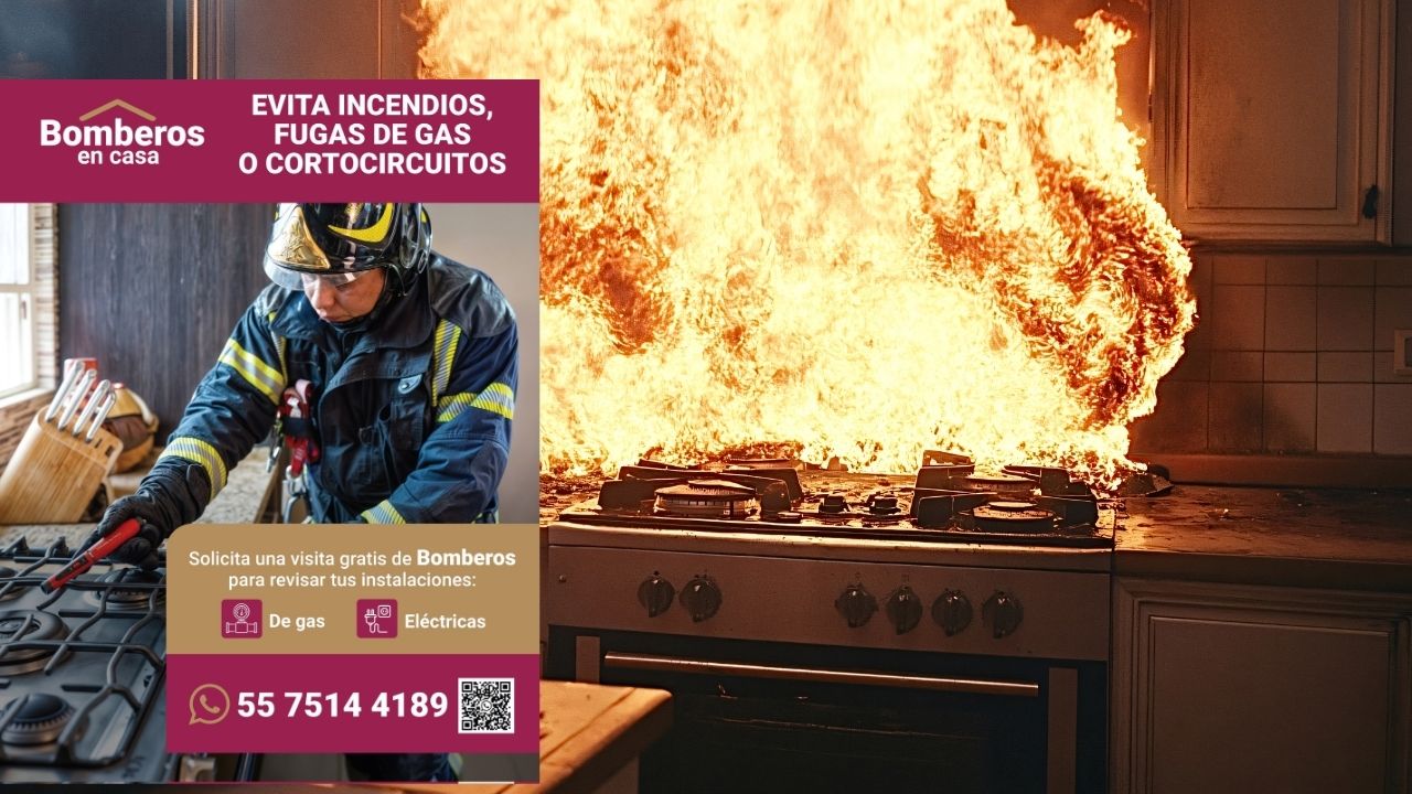 ¿Fuga de gas en casa? Bomberos reciben hasta 31 reportes al día