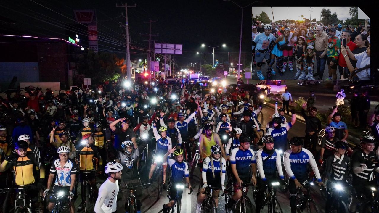 Patines ciclismo y carrera por la paz en Sinaloa