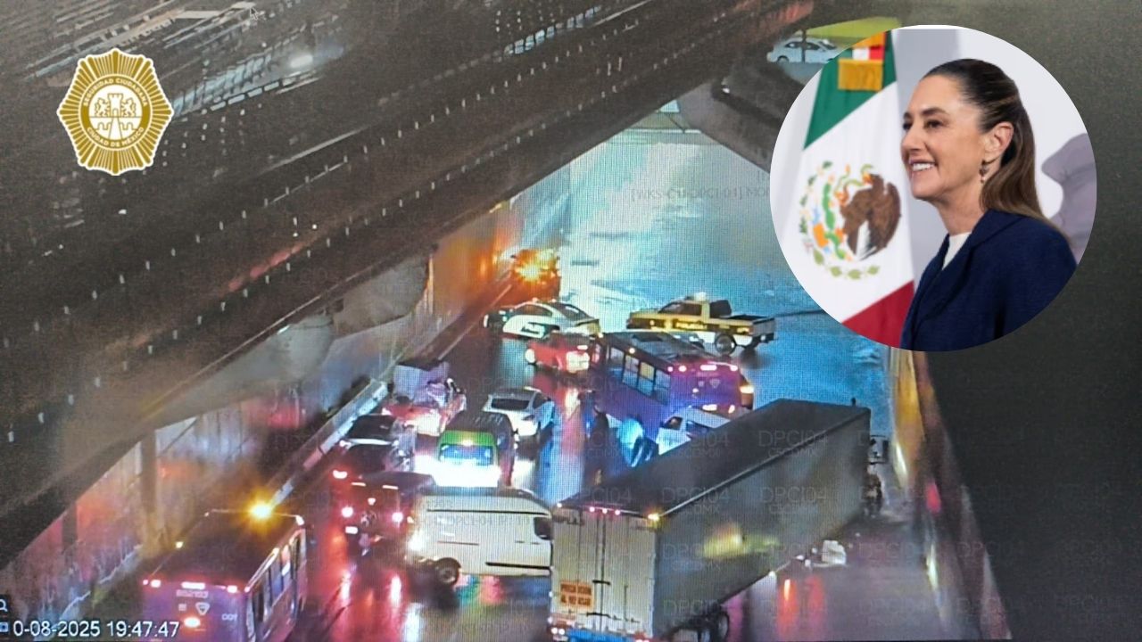 Las inundaciones en CDMX duran poco: Sheinbaum