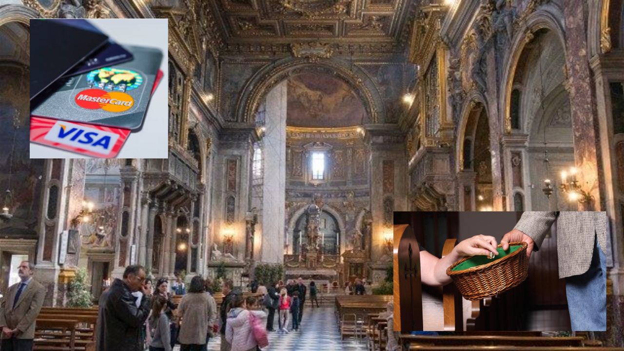 Iglesias en Italia aceptarán limosnas con tarjeta