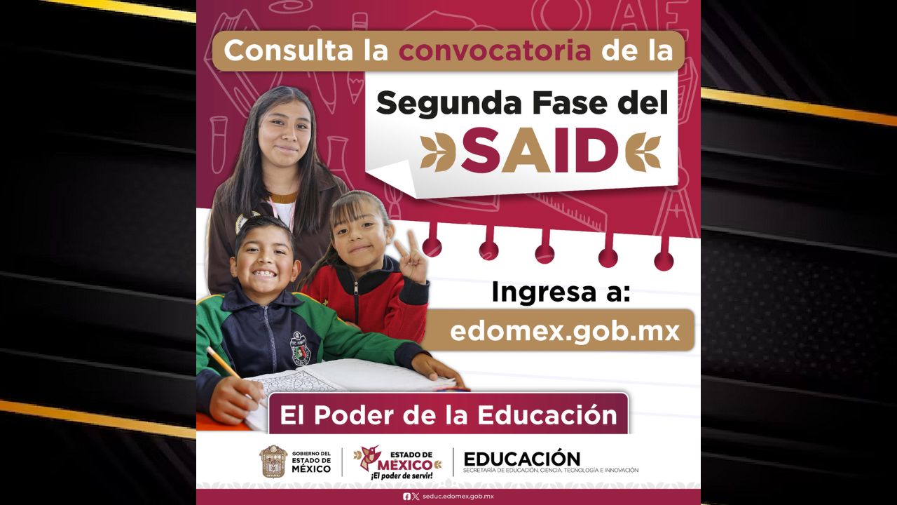 ¡Atención padres! Abre segunda fase de inscripciones en Edomex