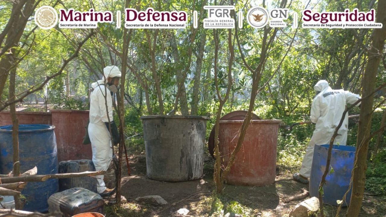 Aseguran en Durango 21 toneladas de metanfetamina