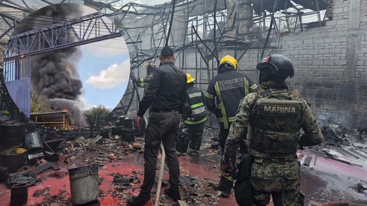 Controlan incendio en fábrica de pinturas en Los Reyes La Paz