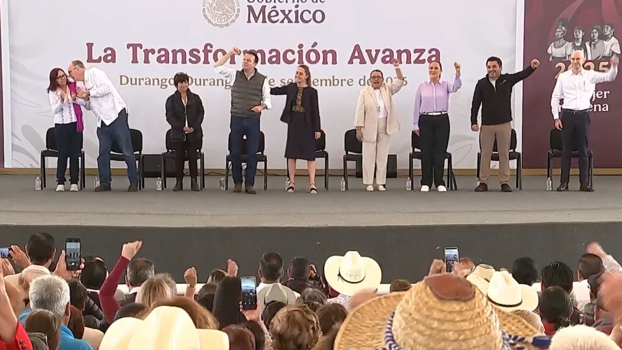 Gobernador de Durango se declara “Claudista”