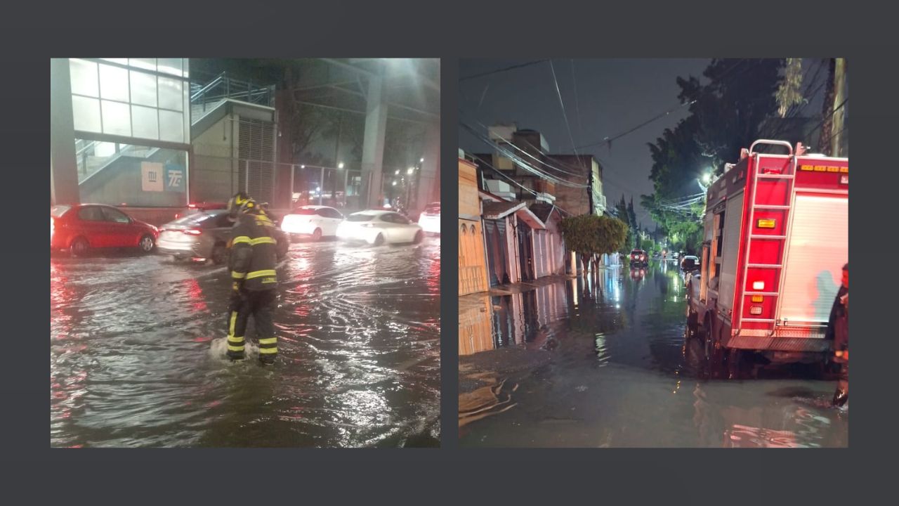 Lluvia histórica en el Valle de México