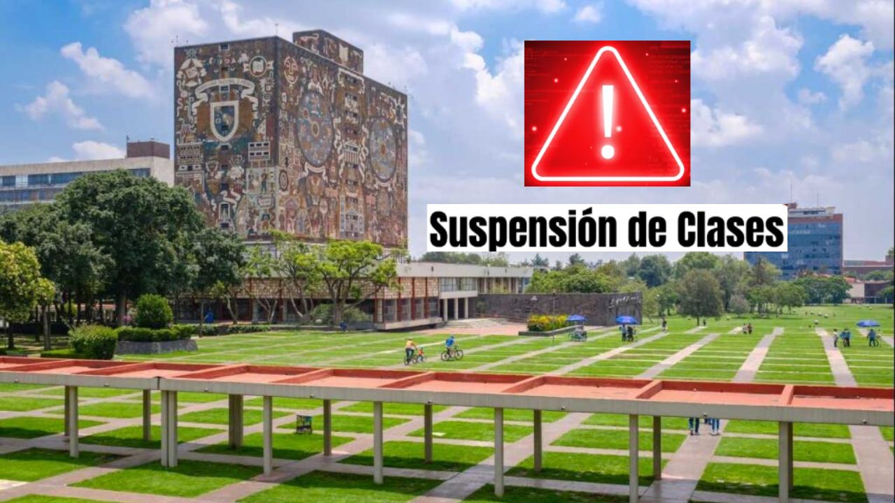 UNAM suspende actividades en 17 planteles tras amenazas digitales