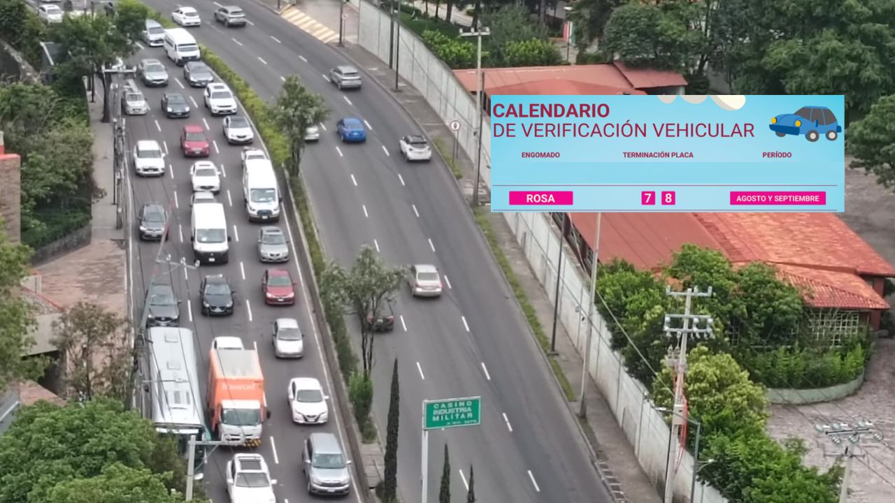 ¡Recuerde! Último día para verificar engomado rosa será el 30 de septiembre