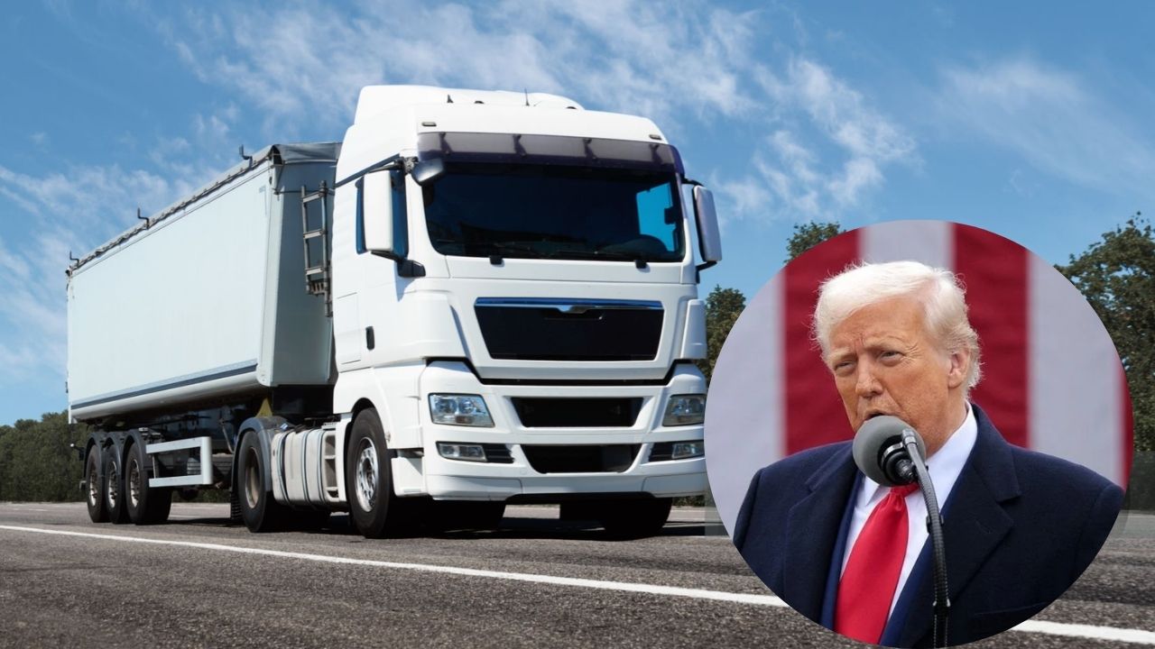 Trump anuncia aranceles del 25 % a camiones pesados importados