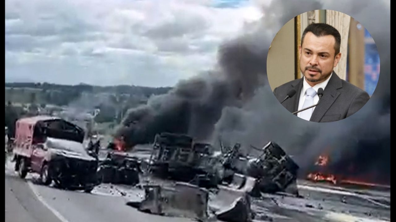 ¡Tómelo en cuenta! Por choque de pipa la México-Puebla está cerrada