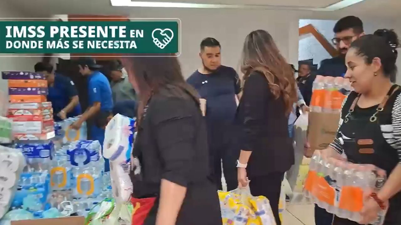IMSS envía más de 40 toneladas de ayuda