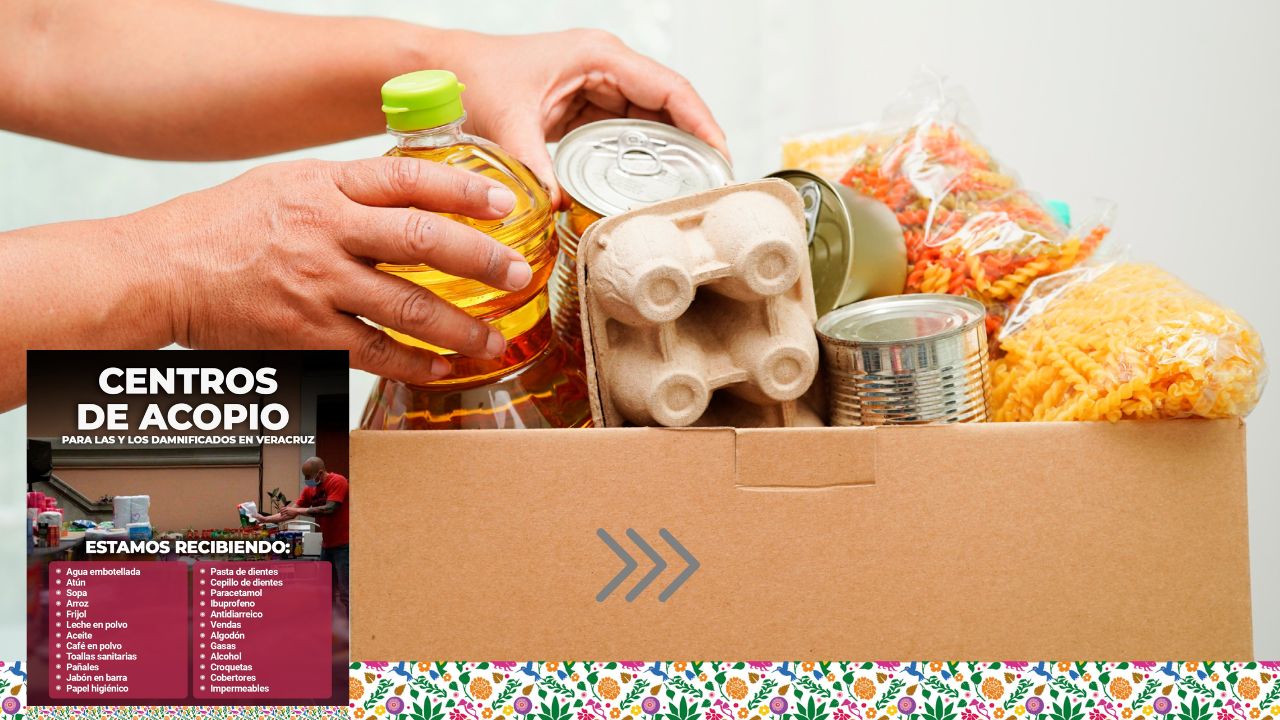 ¡Tu ayuda importa! CDMX abre 32 centros de acopio