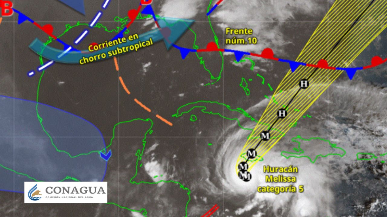 Huracán Melissa alcanza categoría 5