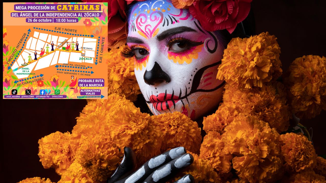 ¡Hoy es la Mega Procesión de Catrinas!