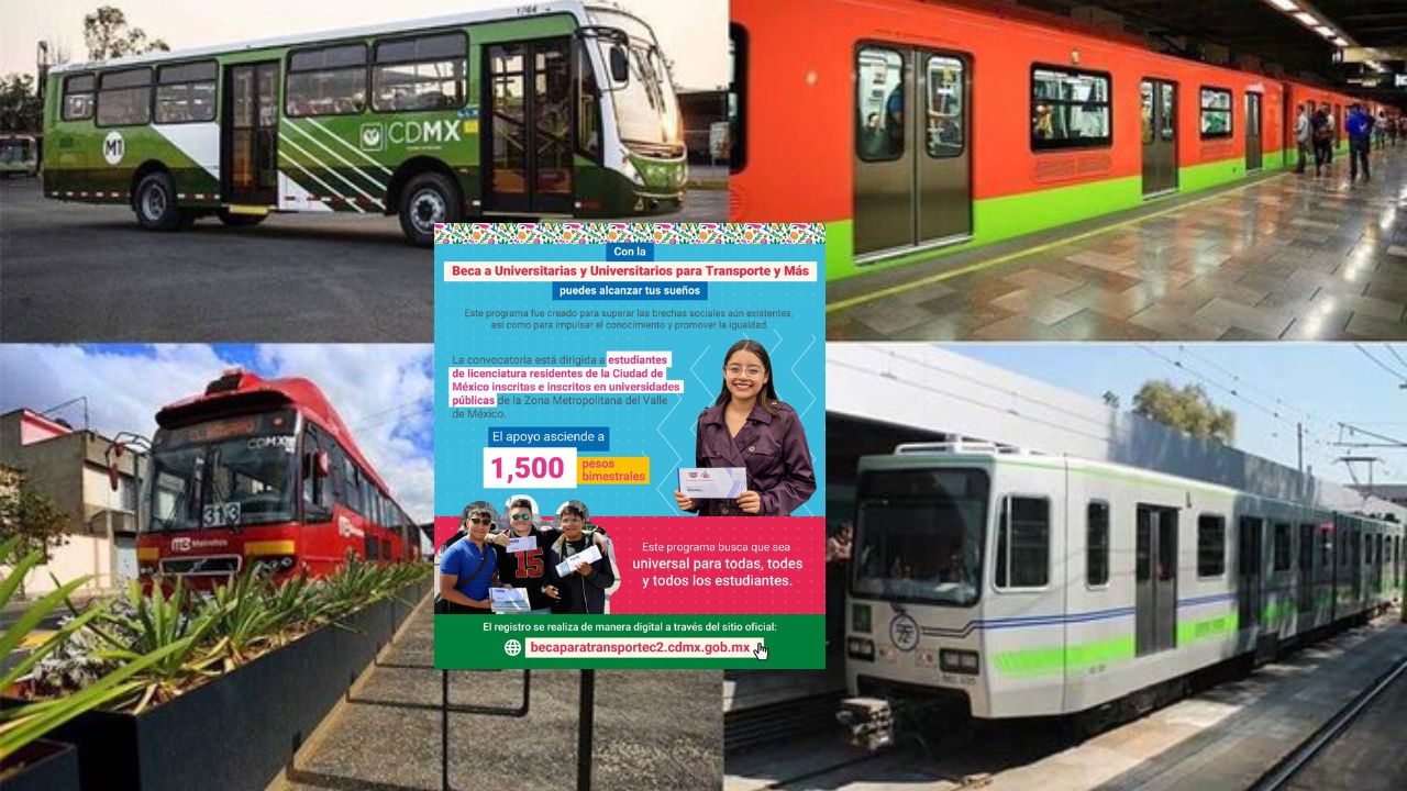 CDMX lanza beca “Transporte y Más” 