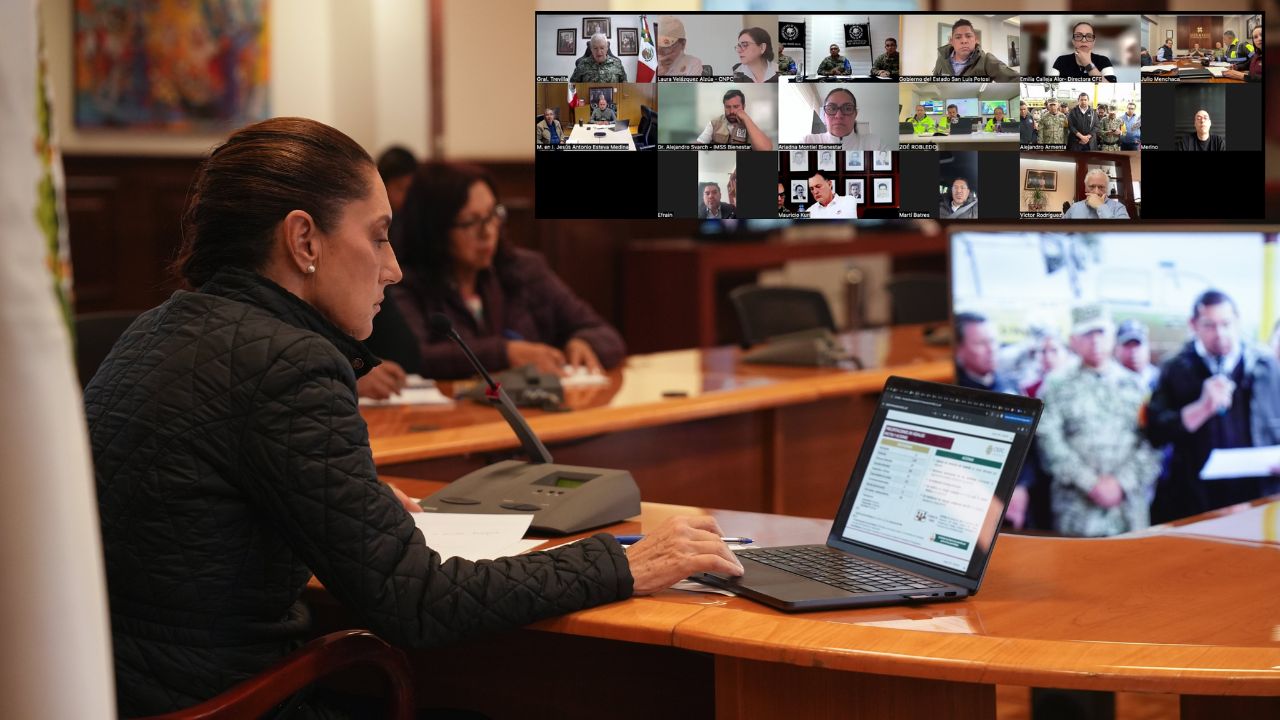 Sheinbaum evalúa daños provocados por las lluvias