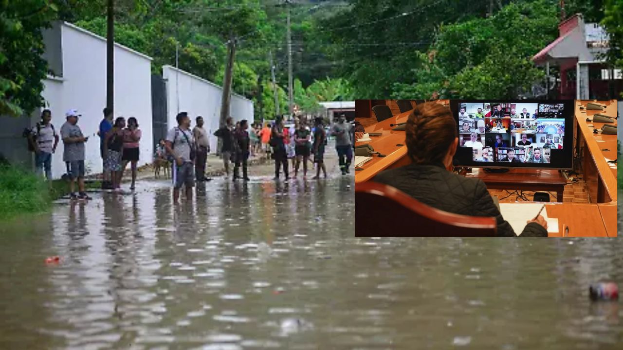 Sheinbaum suspende agenda para atender emergencia por lluvias