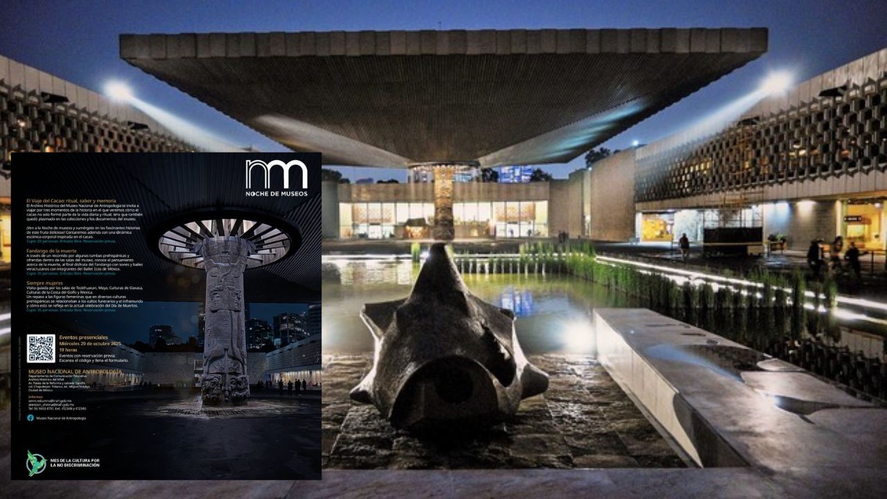 ¡Este 29 de octubre vive la Noche de Museos! 