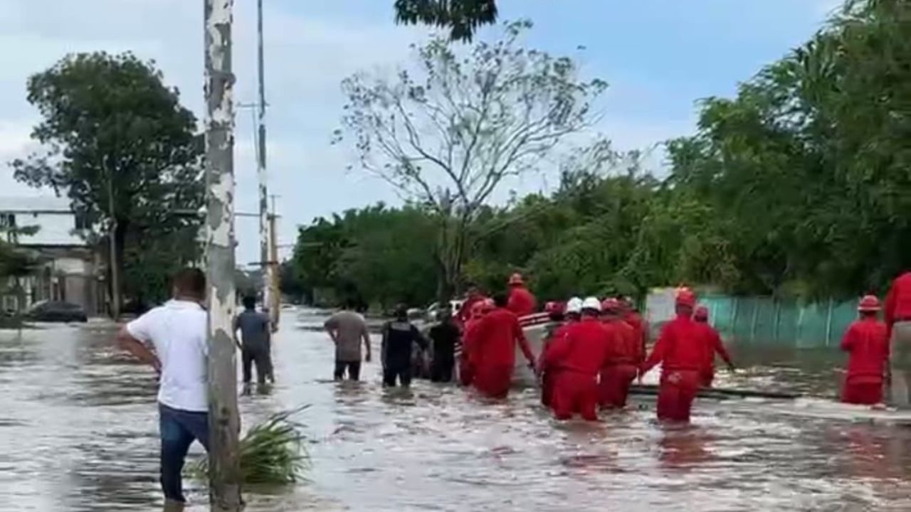 Poza Rica bajo el agua