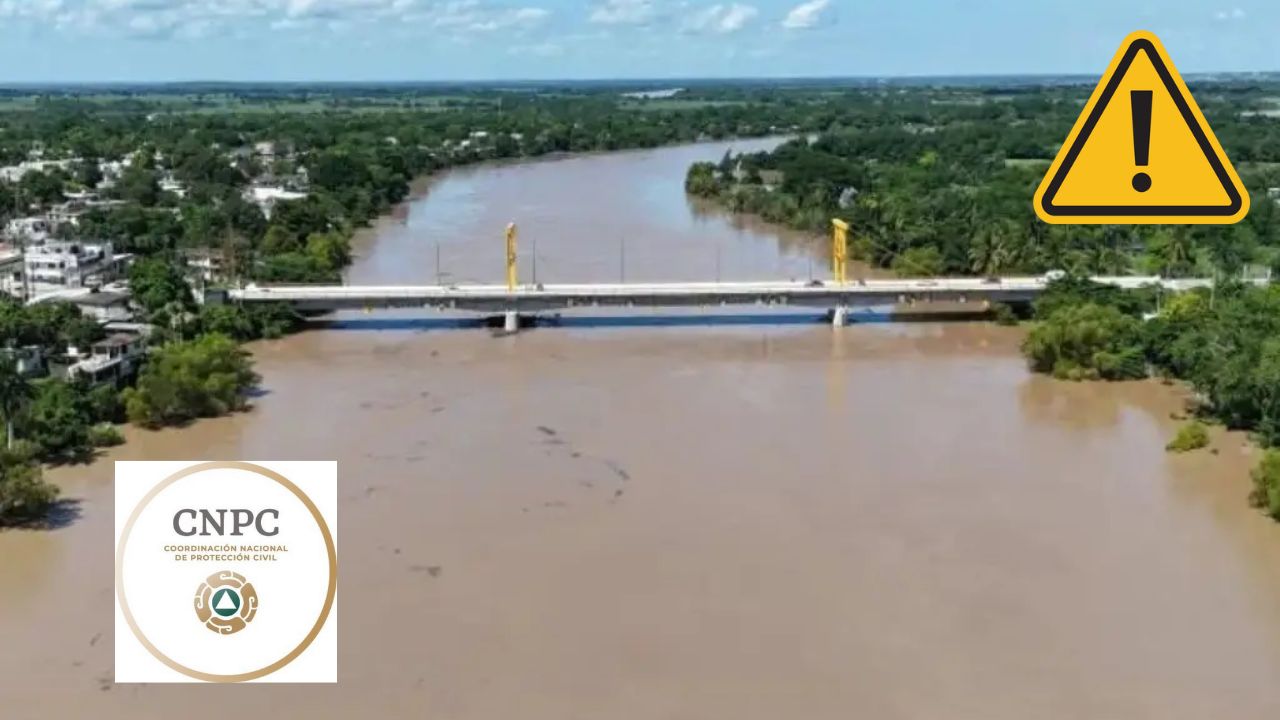 Alertan por posible aumento desbordamiento de río  Pánuco