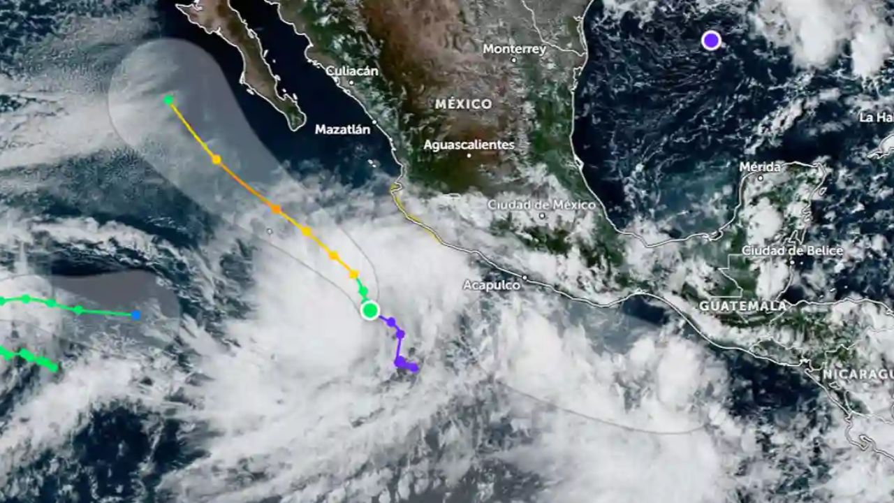 PC de Colima realiza recorridos ante efectos del huracán Priscilla