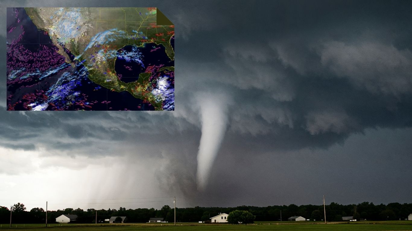 ¡Cuidado! Torbellinos azotarán el norte del país  