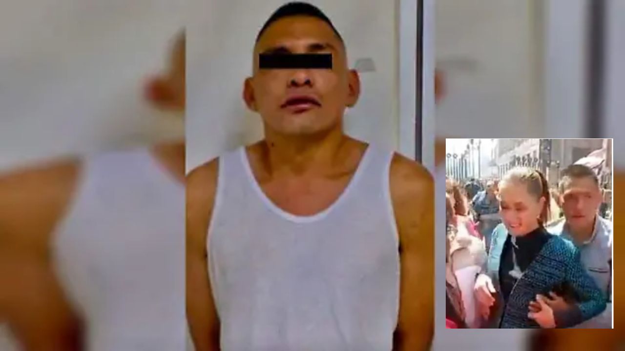 Detenido acosador de la presidenta Claudia Sheinbaum