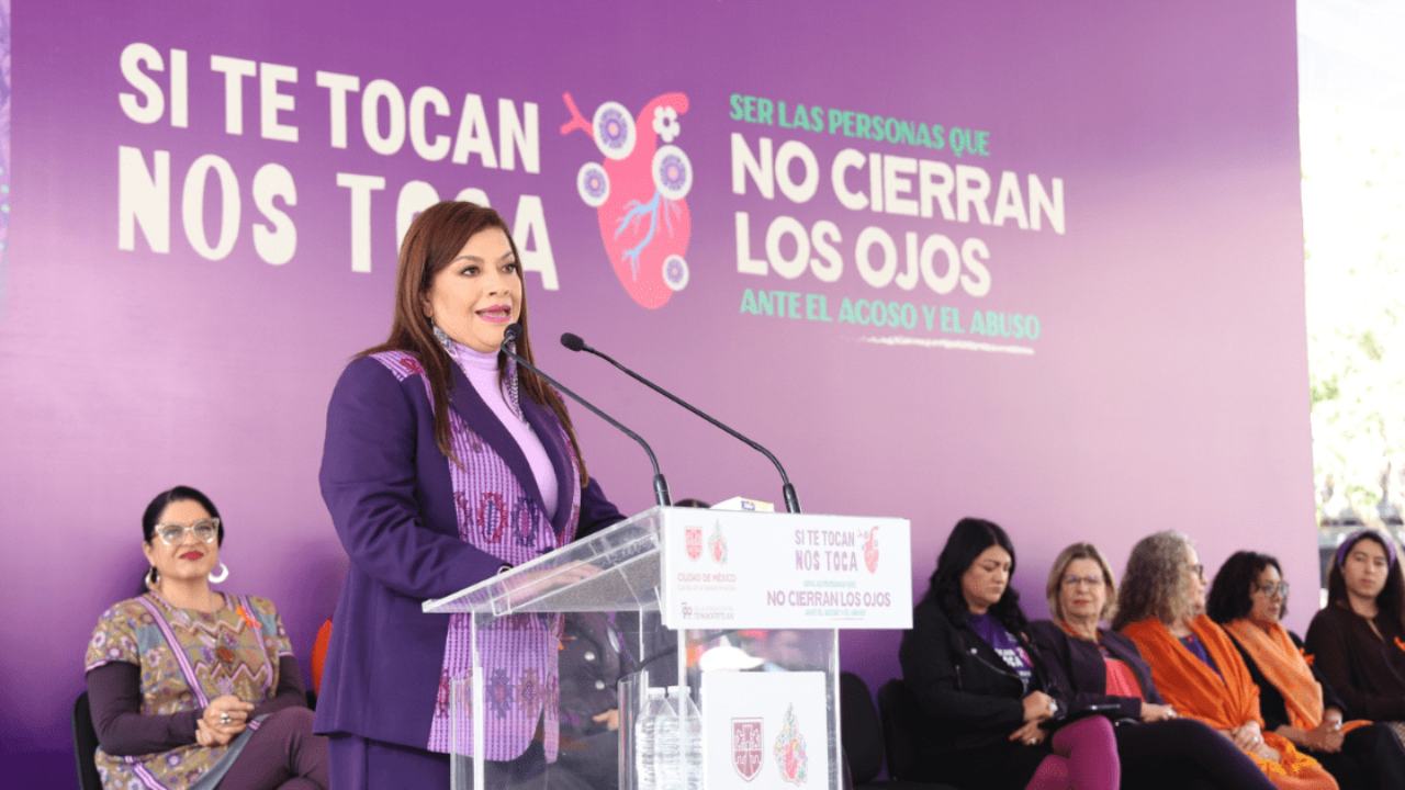 CDMX anuncia reformas vs violencia contra mujeres