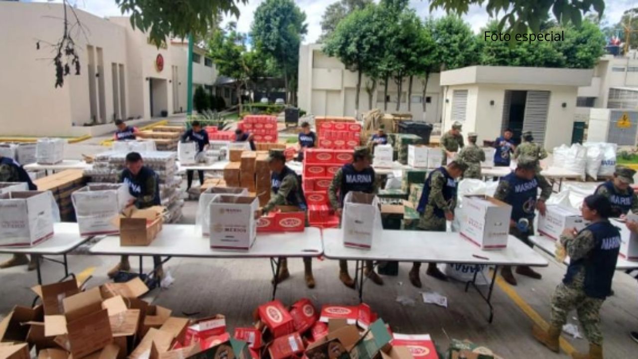 Concluye la recaudación de víveres para damnificados por lluvias