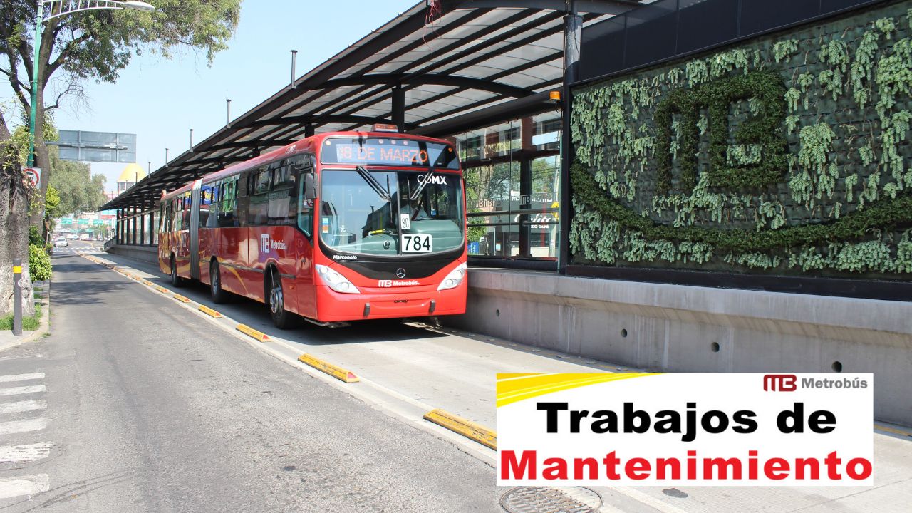 ¡Tomo previsiones! Cierre temporal del Metrobús Línea 1