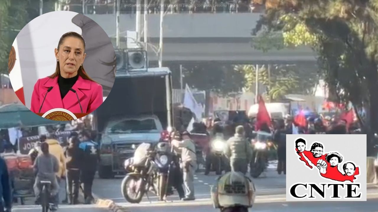Cuestiona Sheinbaum nuevas protestas de la CNTE