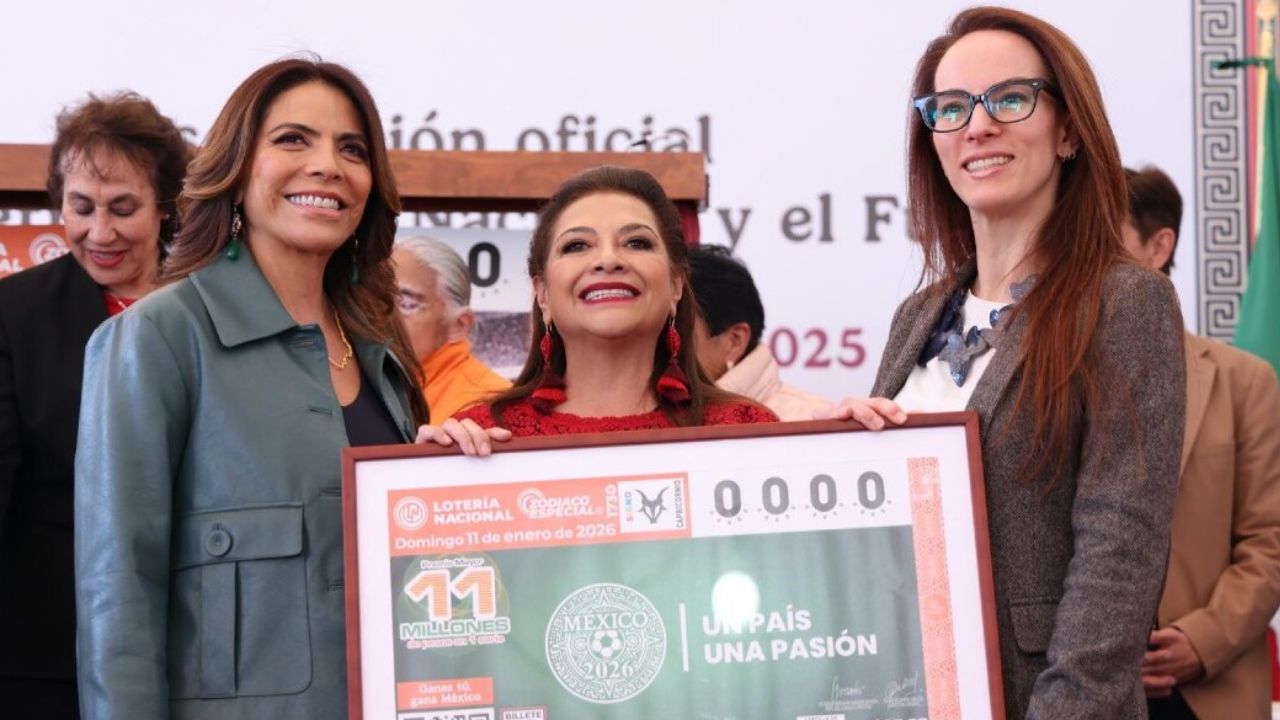 Lotería lanza billete rumbo al Mundial 2026