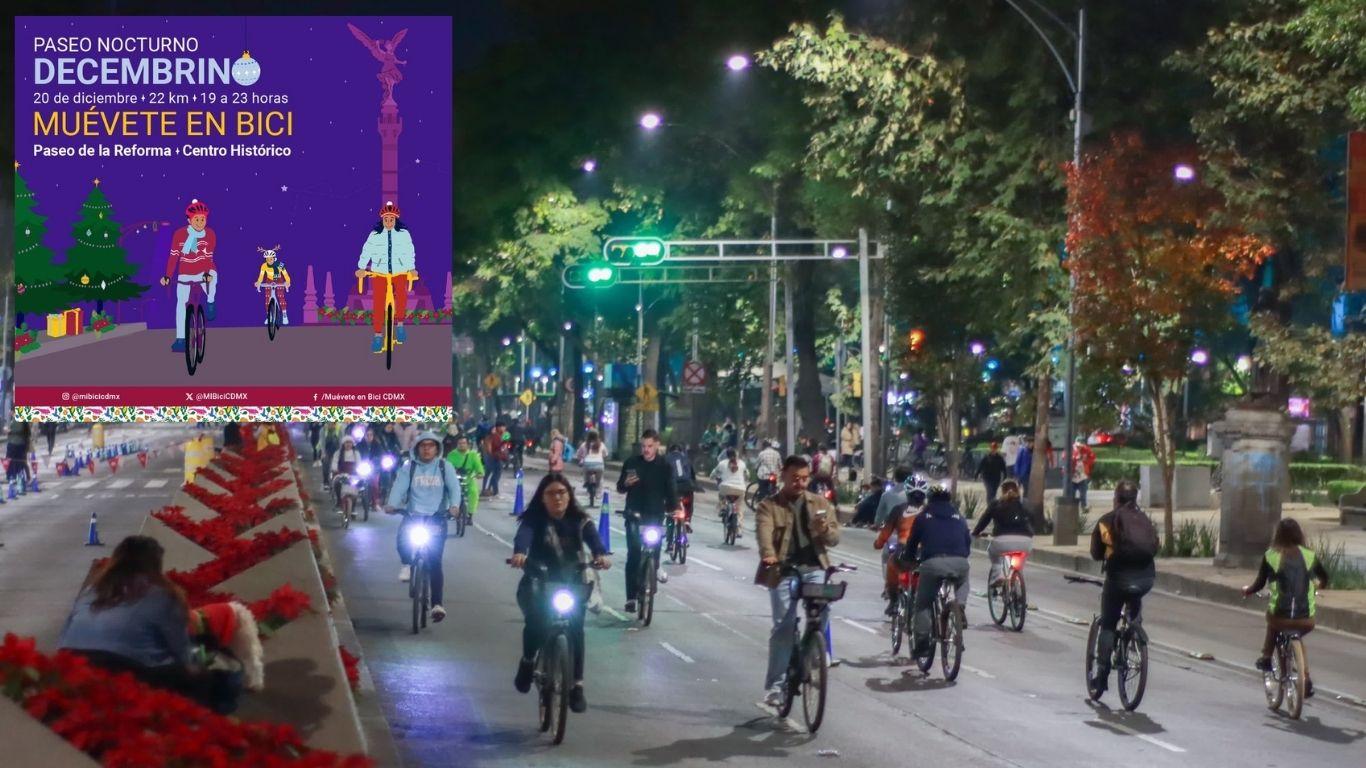 Último Paseo Nocturno “Muévete en Bici” del año