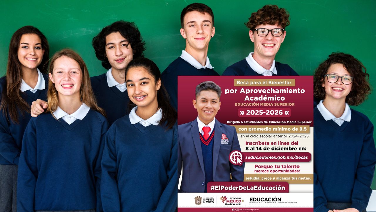 ¡Atención Edomex! Becas por Aprovechamiento Académico