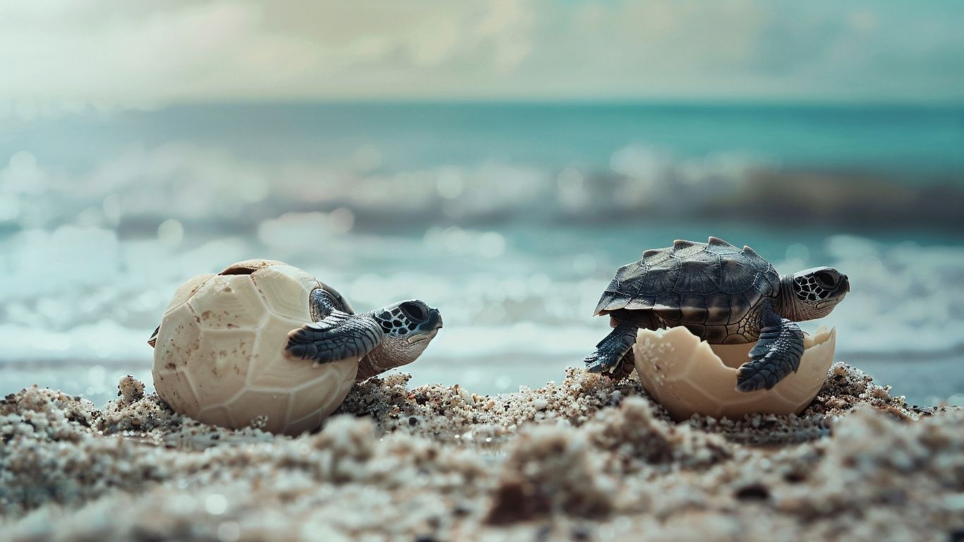 ¡Esperanza verde! 20 millones de tortugas nacen en el Caribe