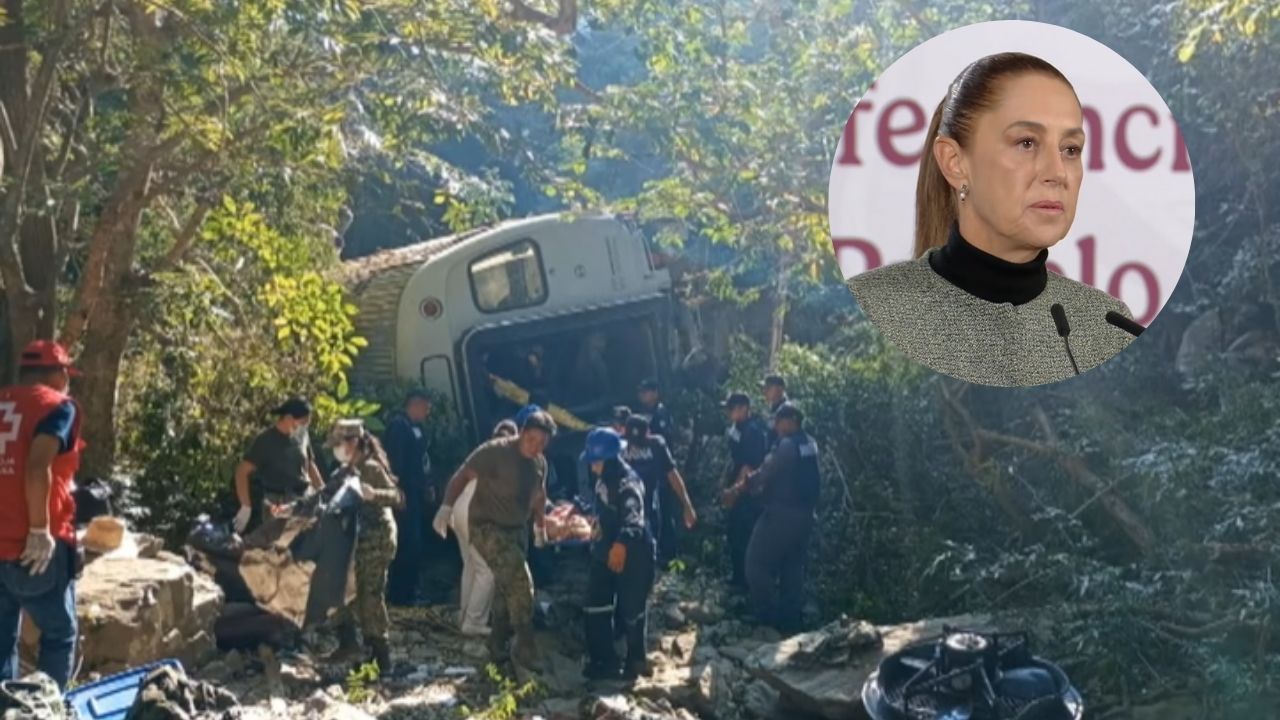 Sheinbaum presenta sus condolencias a los familiares del accidente del tren Interoceánico