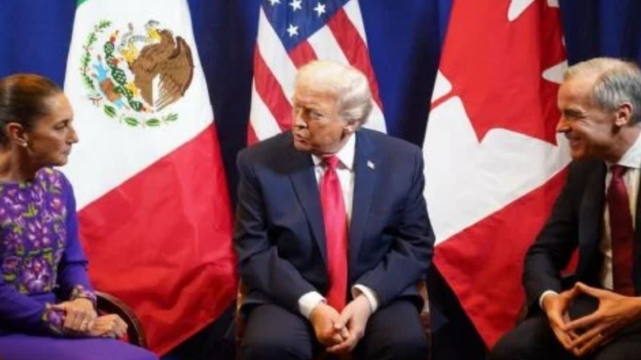 Sheinbaum califica de cordial reunión con Trump y Carney