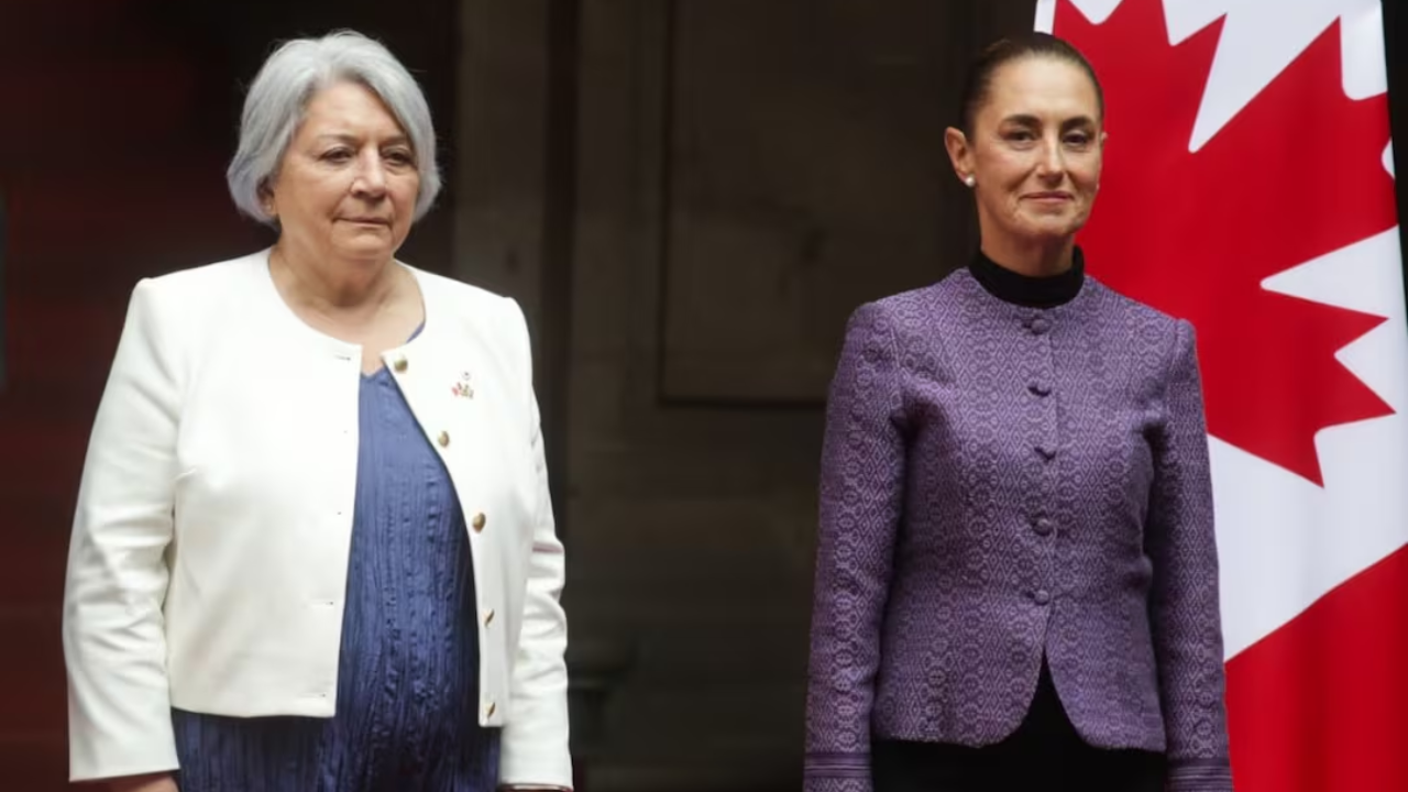 Sheinbaum recibe a la primera gobernadora indígena de Canadá