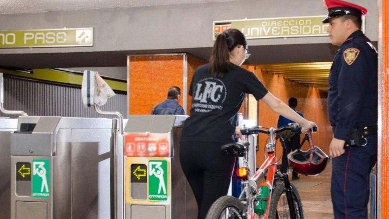 Metro permitirá bicis en sus estaciones por Paseo Nocturno