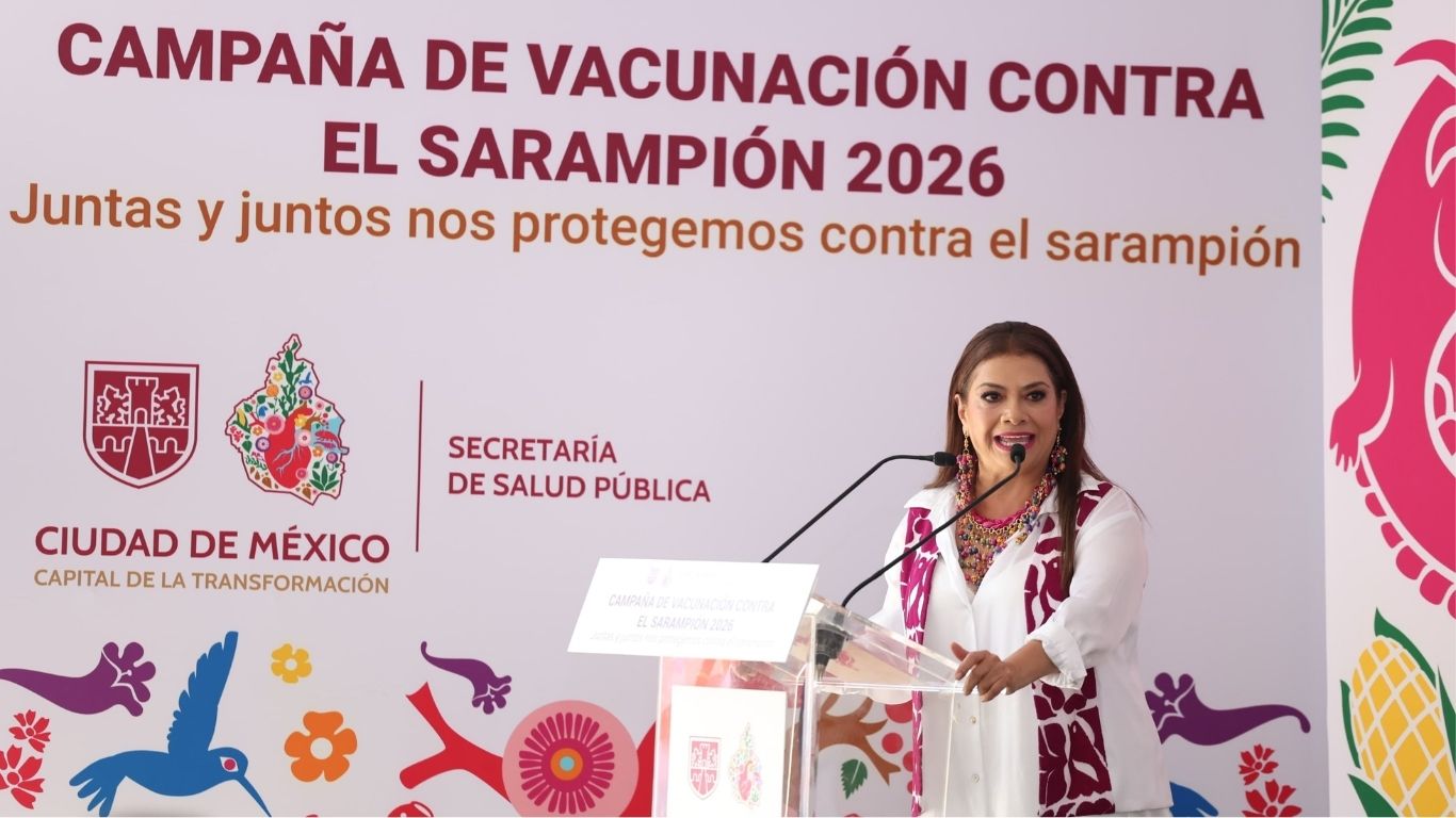 Inicia vacunación contra el sarampión en CDMX 
