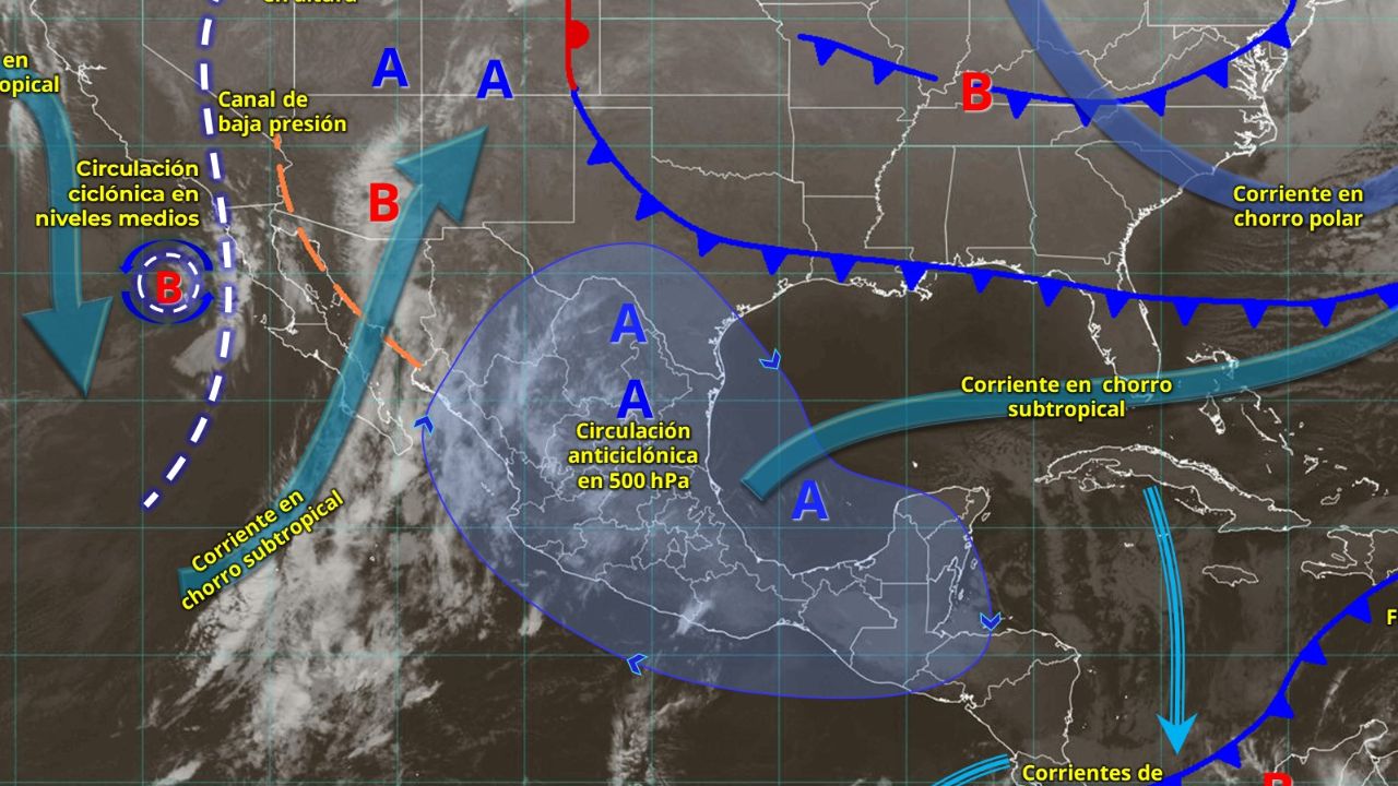 Prevén lluvias y fuertes vientos en el norte de México