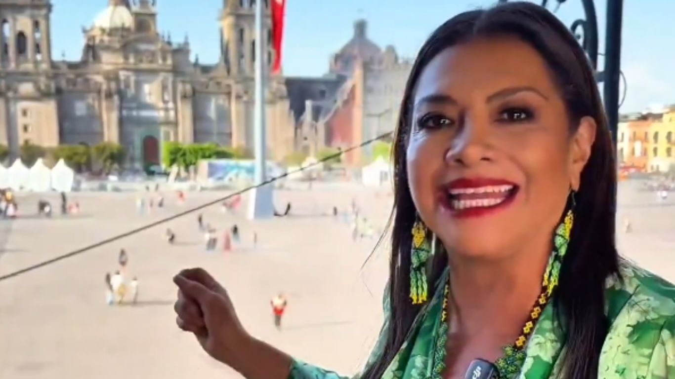 Festival en el Zócalo por partido México vs Portugal