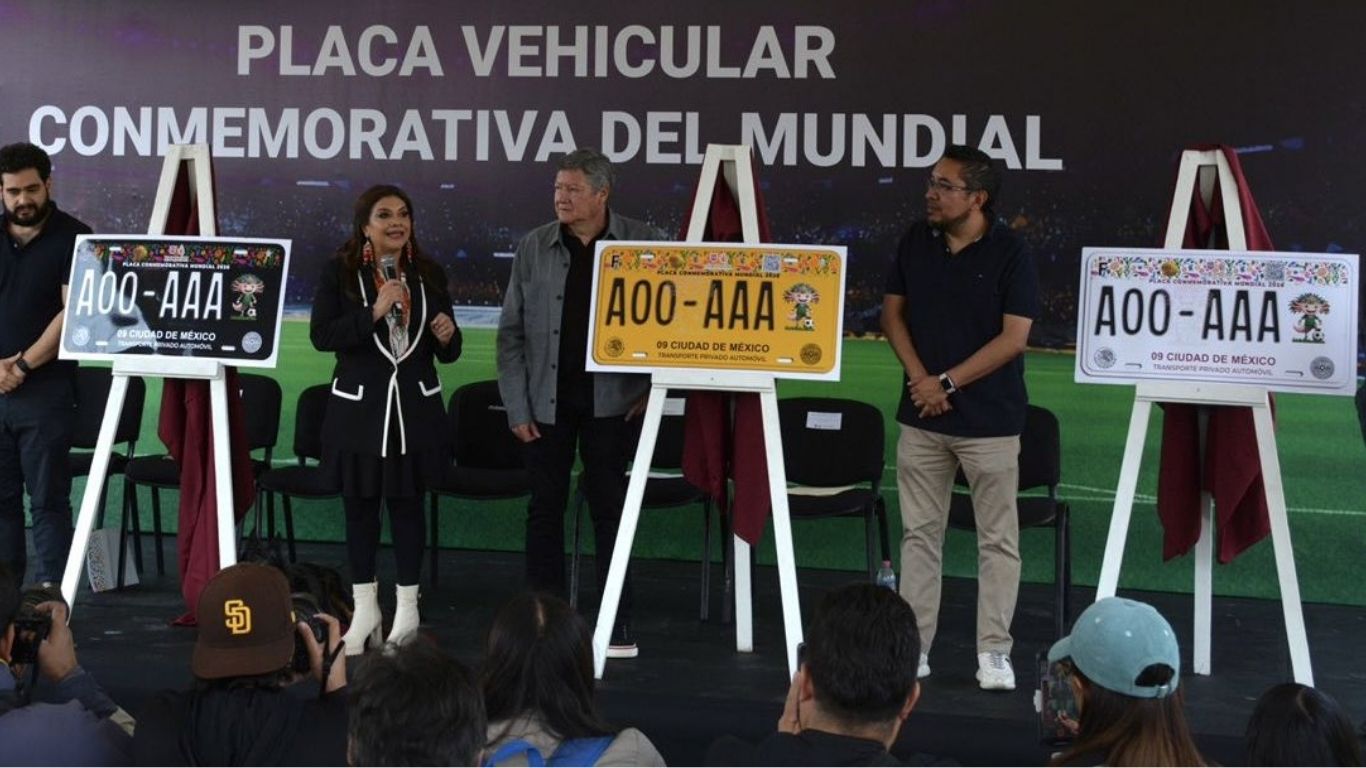 ¡Entérate! CDMX estrena placas edición Mundial 2026