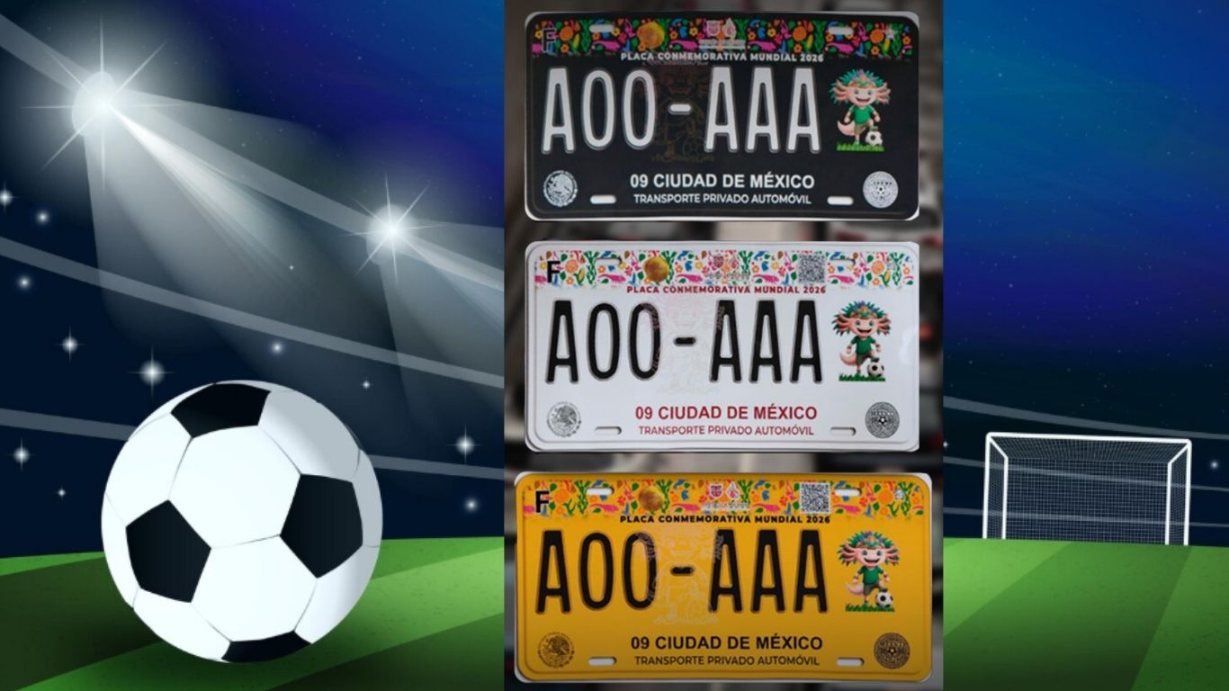 ¿Quieres placas del Mundial 2026?