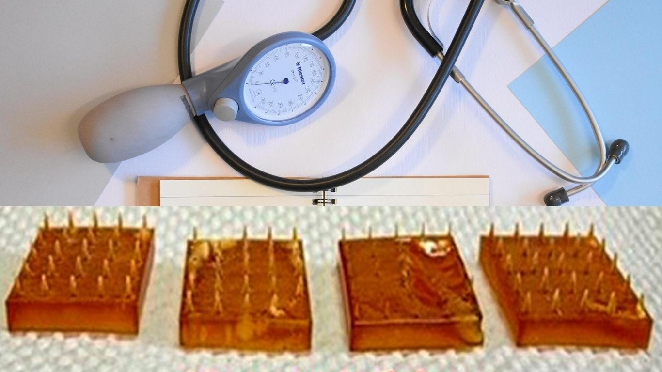 ¡Parche con microagujas para tratar la hipertensión!