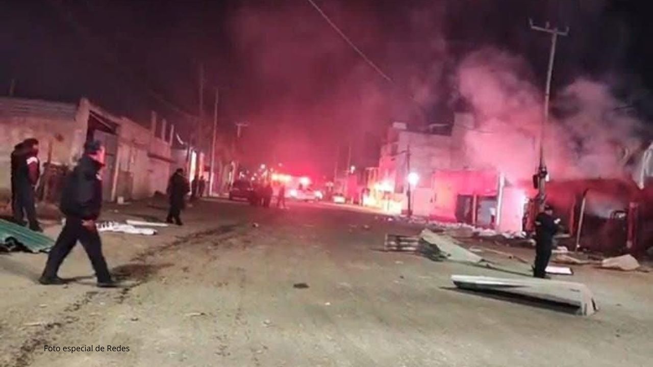 Explota una gasera en Chalco