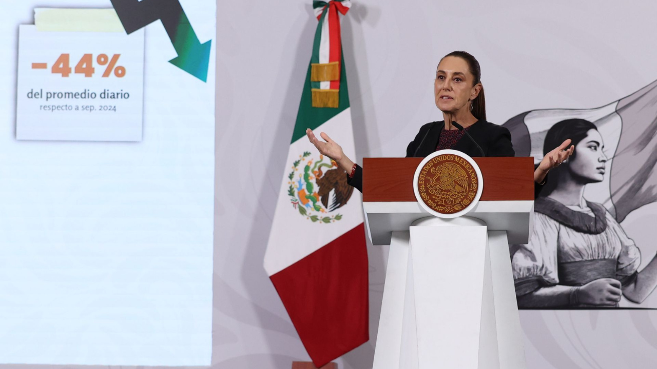 Febrero fue el mes con menos homicidios en 10 años: Sheinbaum